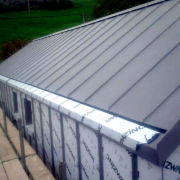 Example of fully cladding a house in VM Zinc Quartz plus © Mike White Ltd