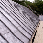 Lead standing seam roofing at St. Michael's, Brent Knoll, Somerset © Mike White Ltd