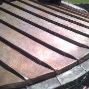 Lundy Island Old Light's light room roof detail following restoration © Mike White Ltd