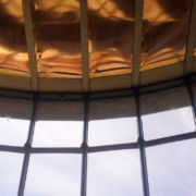 Lundy Island Old Light's light room roof detail following restoration © Mike White Ltd