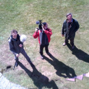 Channel 4's "Restoring Britain's Landmarks" film crew © Mike White Ltd