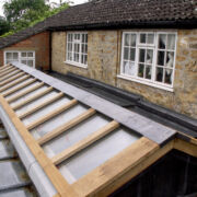 Orangery lead working at Lopen, Yeovil © Mike White Ltd