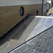 Lead standing seam roofing at Poundbury, Dorchester © Mike White Ltd