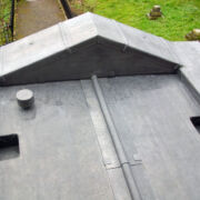Lead roofing at St. George's, Sampford Brett, Somerset © Mike White Ltd