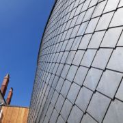 VM Zinc natural shingle walling in Redcliffe, Bristol