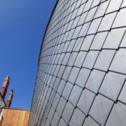 VM Zinc natural shingle walling in Redcliffe, Bristol