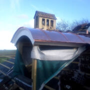 Fitting copper barrel dormers in Hele, Taunton © Mike White Ltd