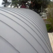 VM Zinc Quartz Roof for Nissan Hut, Drayton © Mike White Ltd
