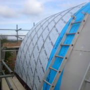 VM Zinc Quartz Roof for Nissan Hut, Drayton © Mike White Ltd