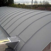 VM Zinc Quartz Roof for Nissan Hut, Drayton © Mike White Ltd
