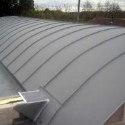VM Zinc Quartz Roof for Nissan Hut, Drayton © Mike White Ltd