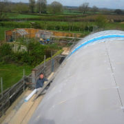VM Zinc Quartz Roof for Nissan Hut, Drayton © Mike White Ltd