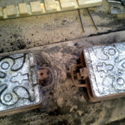 Making new Fleur-de-Lis for the roof ridge on Exeter Cathedral © Mike White Ltd