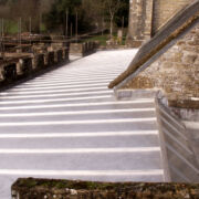 Example of terne coated stainless steel at St. John's, Mambury © Mike White Ltd