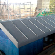 Example of a zinc quartz warm roof in Chew Magna, Somerset © Mike White Ltd