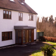 Example of a zinc quartz warm roof in Frome, Somerset © Mike White Ltd