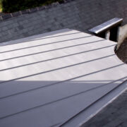 Example of a VM quartz standing seem vented roof at Dulverton, Somerset © Mike White Ltd