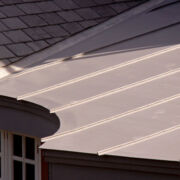 Example of a VM quartz standing seem vented roof at Dulverton, Somerset © Mike White Ltd