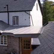 Example of a VM quartz standing seem vented roof at Dulverton, Somerset © Mike White Ltd