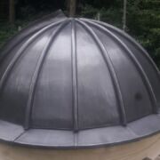 Sybil's Temple lead dome at Hestercombe Gardens