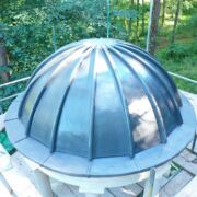 Sybil's Temple lead dome at Hestercombe Gardens
