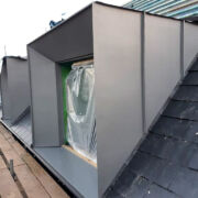 VM Zinc Quartz dormers in Bridport, Dorset