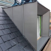 VM Zinc Quartz dormers in Bridport, Dorset
