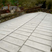 Terne coated stainless steel roof at Stourton Church, Wiltshire
