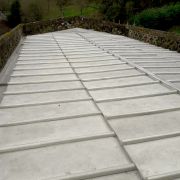 Terne coated stainless steel roof at Stourton Church, Wiltshire