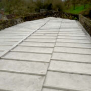 Terne coated stainless steel roof at Stourton Church, Wiltshire
