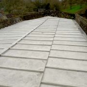 Terne coated stainless steel roof at Stourton Church, Wiltshire