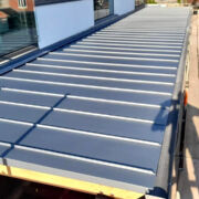 VM Zinc Pigmento Blue plus Veranda roof, Wells