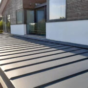 VM Zinc Pigmento Blue plus Veranda roof, Wells