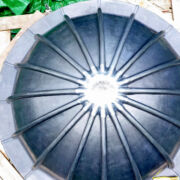 Code 6 lead dome roof, Hestercombe Gardens